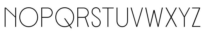 Metrovan-Light Font UPPERCASE