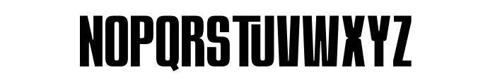Metroway Font UPPERCASE