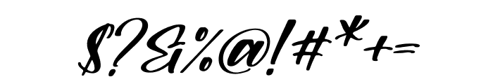 Mettalia Italic Font OTHER CHARS