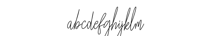 Mettallion Signature Font LOWERCASE