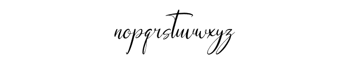 Metthyws Italic Font LOWERCASE