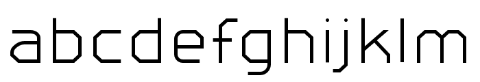 Metuo-Thin Font LOWERCASE