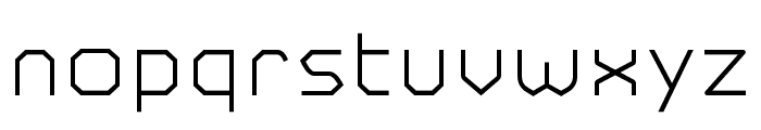 Metuo-Thin Font LOWERCASE