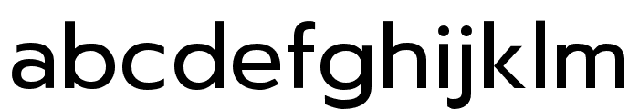 Metzler Regular Regular Font LOWERCASE