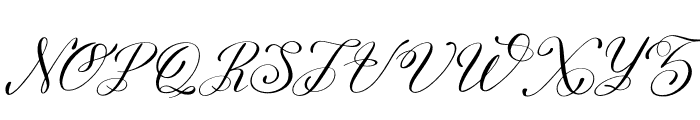 Mewskia Italic Font UPPERCASE