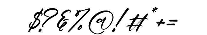 Meylable Nastika Italic Font OTHER CHARS