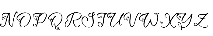 Meylable Nastika Font UPPERCASE