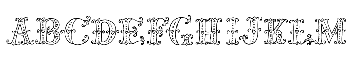 MiaBellaLighthearted Font UPPERCASE