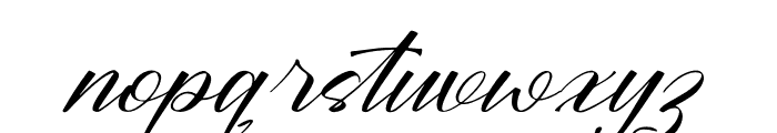 Michael Bugtina Italic Font LOWERCASE