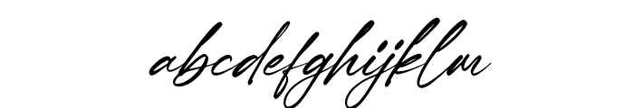 Michael Dullack Italic Font LOWERCASE
