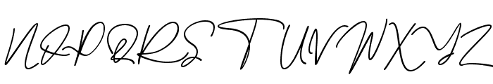 Michael Signature Italic Font UPPERCASE