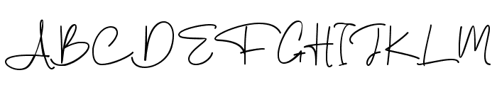 Michael Signature Font UPPERCASE