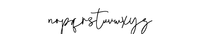 Michael Signature Font LOWERCASE