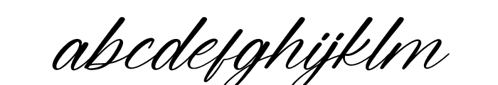 Michael Violena Italic Font LOWERCASE