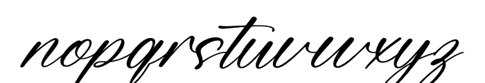 Michael Violena Italic Font LOWERCASE