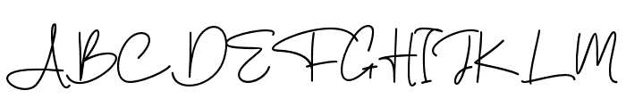 MichaelSignature Font UPPERCASE