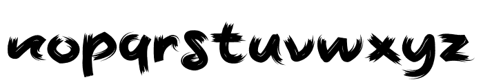 Michaelbrush Bold Font LOWERCASE