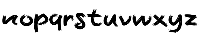 Michaelbrush Font LOWERCASE