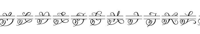 Michela Monogram Font UPPERCASE