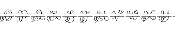 Michela Monogram Font LOWERCASE