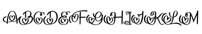 Michella Songs Font UPPERCASE