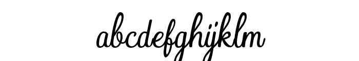 MichelleKristin-Regular Font LOWERCASE