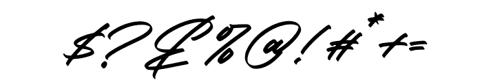 Michigan Dellaxe Italic Font OTHER CHARS