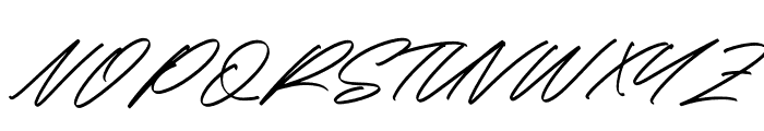 Michigan Dellaxe Italic Font UPPERCASE
