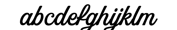 Michigan-Regular Font LOWERCASE
