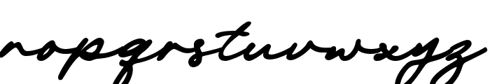 Michigan Signature Regular Font LOWERCASE