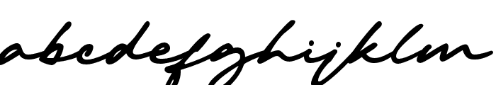 MichiganSignature-Regular Font LOWERCASE