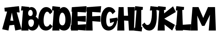 Micky Funky Font UPPERCASE
