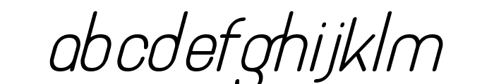 Micolesther Bold Italic Font LOWERCASE
