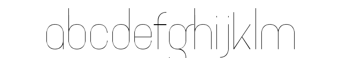 Micolesther Light Font LOWERCASE