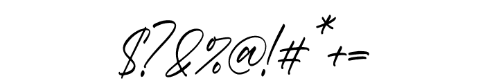 Micqallena Italic Font OTHER CHARS