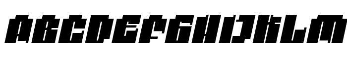 Microboy Italic Font UPPERCASE