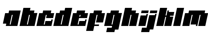 Microboy Italic Font LOWERCASE