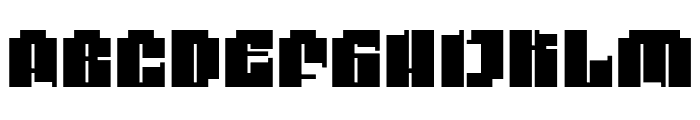 Microboy Font UPPERCASE
