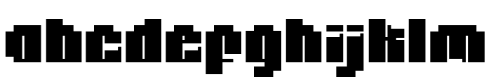 Microboy Font LOWERCASE