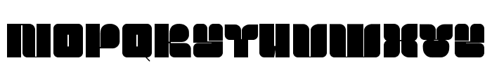 MictRush-Regular Font UPPERCASE