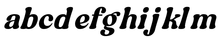 Midcent Disco Italic Font LOWERCASE