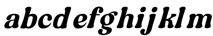 MidcentDisco-Italic Font LOWERCASE