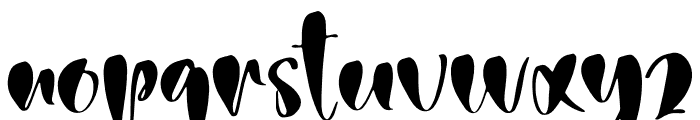 Midday Christmas Font LOWERCASE