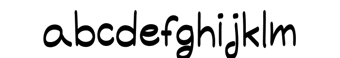 Middle School Font LOWERCASE