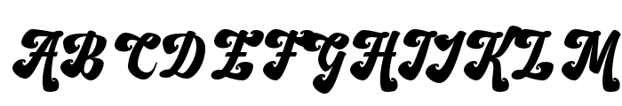 Middle Thread Regular Font UPPERCASE