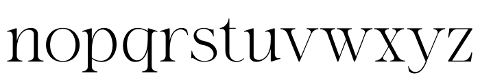 Midens Font LOWERCASE