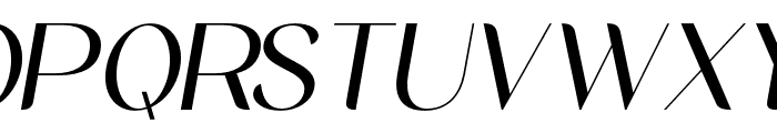MidlandLuxuryItalic-Medium Font UPPERCASE