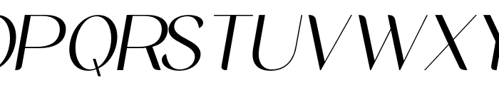 MidlandLuxuryItalic-Regular Font UPPERCASE