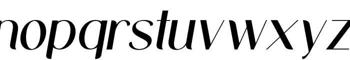 MidlandLuxuryItalic-SemiBold Font LOWERCASE