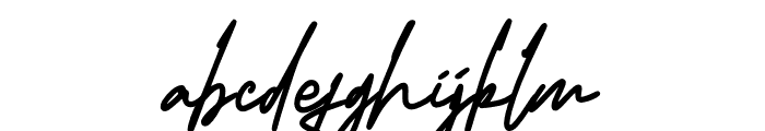 Midlestone Signature Font LOWERCASE